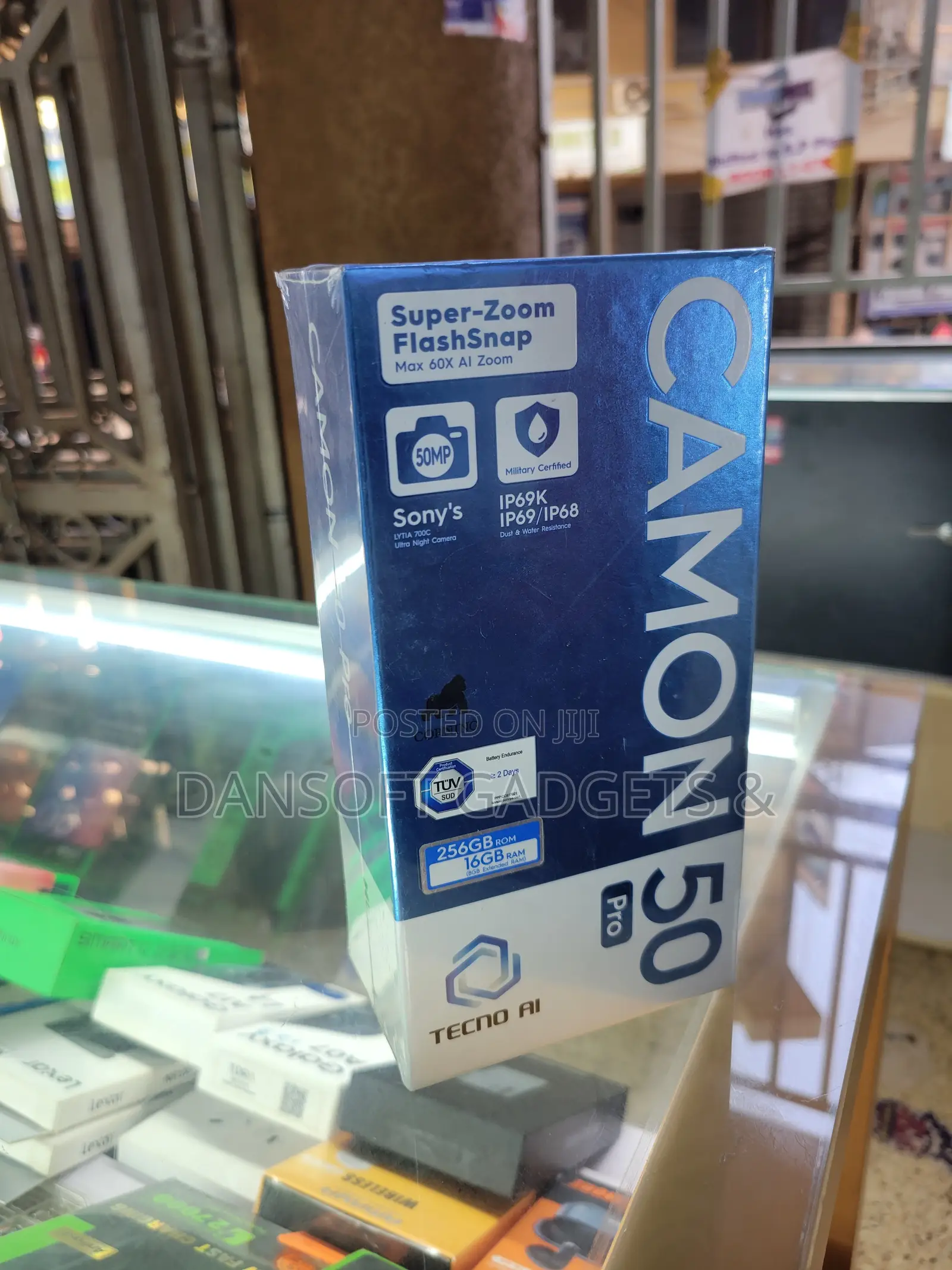 New Tecno Camon 50 Pro 256 GB Black