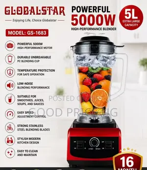 Globalstar Gs-1683 High-Performance Blender 5l
