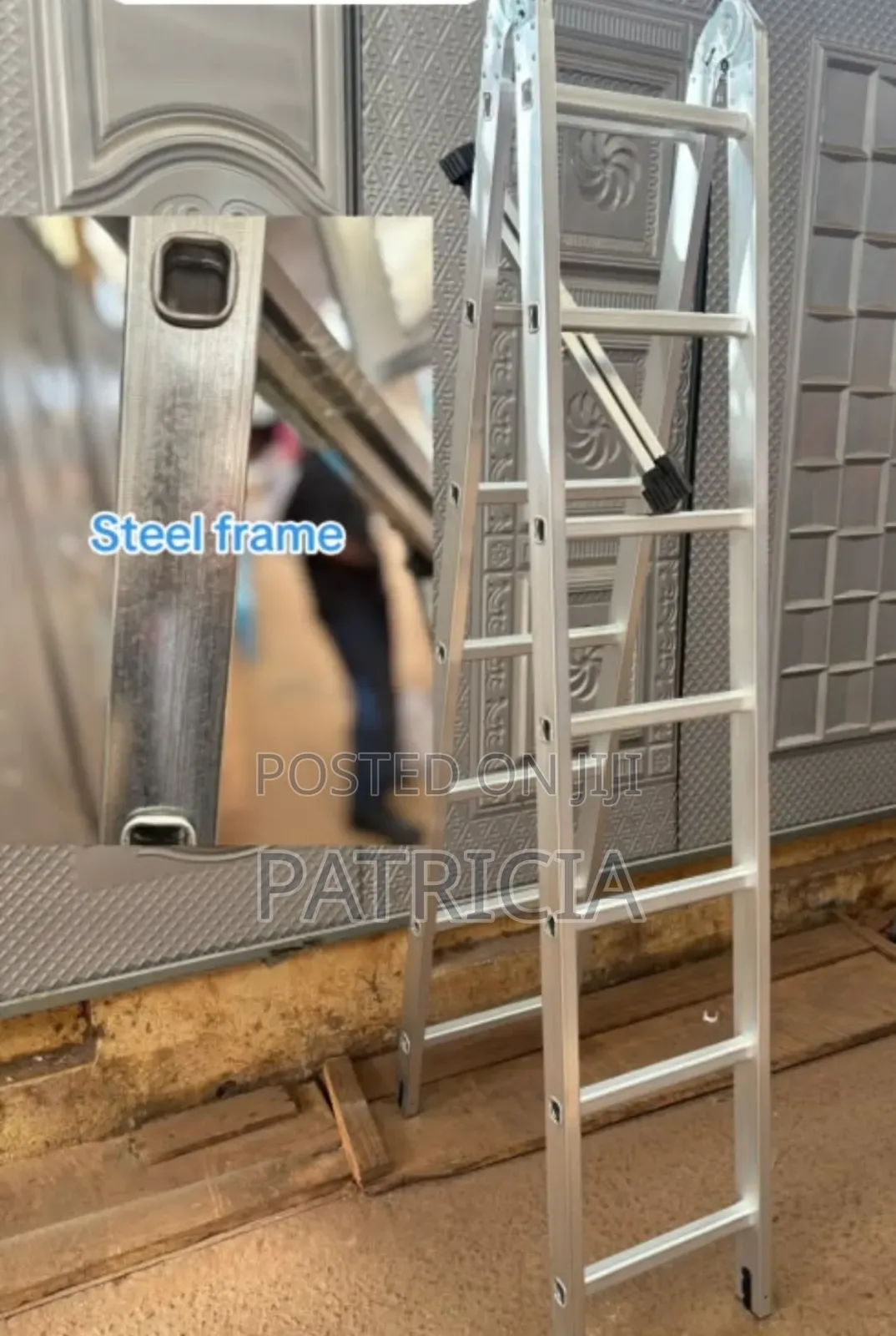 Double Side Ladders Steel Frame