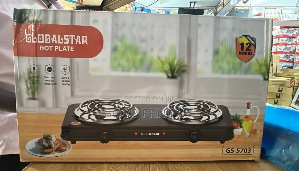 Globalstar Double Burner Coil Hot Plate (Model Gs-5703