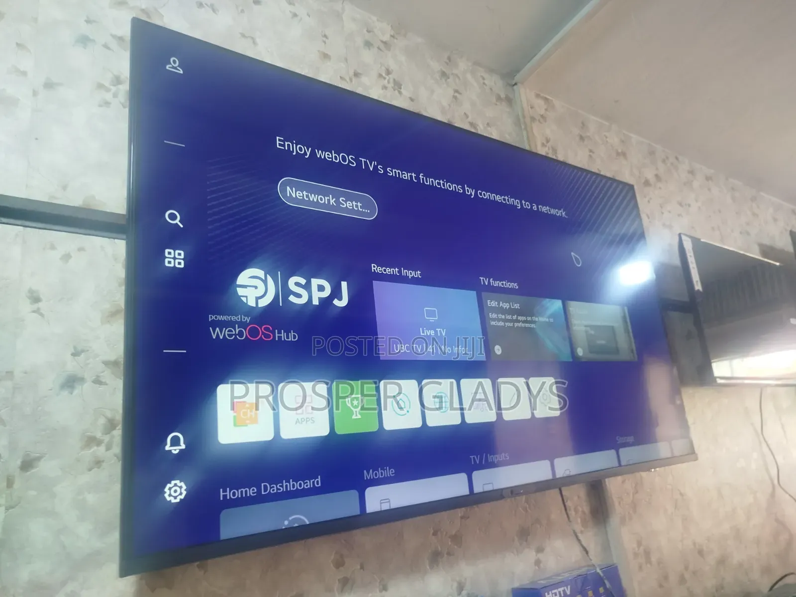 SPJ 55 Smart Digital Flat Screen Flameless.