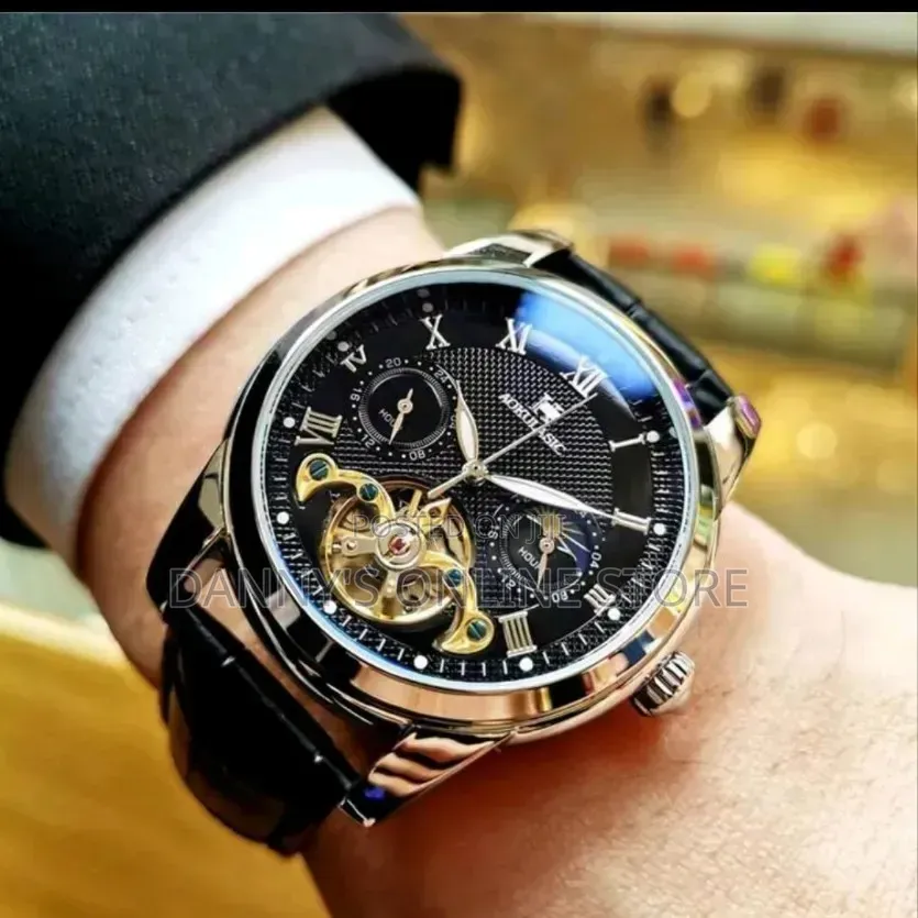 Fensir Automatic Mechanical Watch For Men, Fashionable, Night-light.