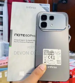 New Infinix Note 60 Pro 256 GB Gray