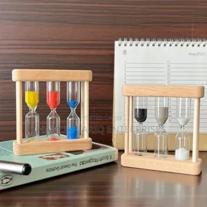 3-in-1 Wooden Hourglass Timer Set