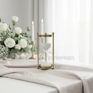 Vintage Brass Hourglass Timer
