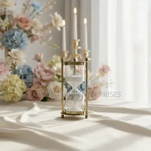 Vintage Brass Hourglass Timer