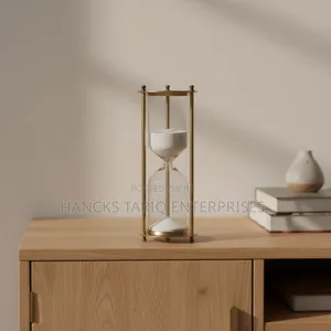 Vintage Brass Hourglass Timer