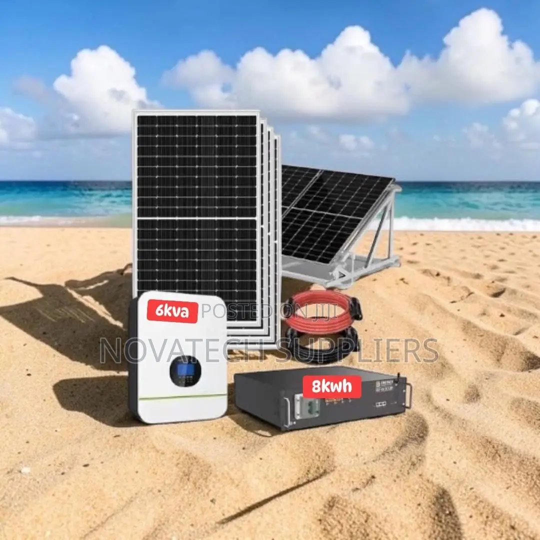 8kwh 48v Lithium Hybrid Solar System | 6kva | 8x620w Panels