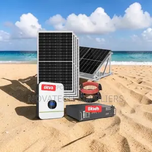 8kwh 48v Lithium Hybrid Solar System | 6kva | 8x620w Panels