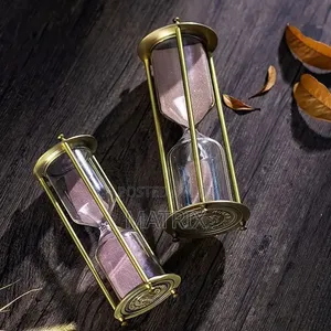 Sandglass Timer,Hourglass Sand Timers,Metal Hourglass Decorative