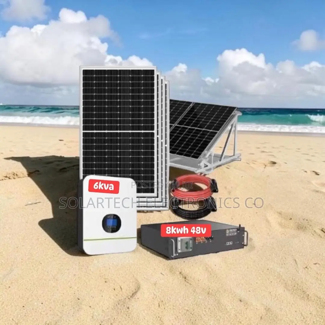 8kwh 48v Lithium Solar System | 6kva Inverter | Complete Kit