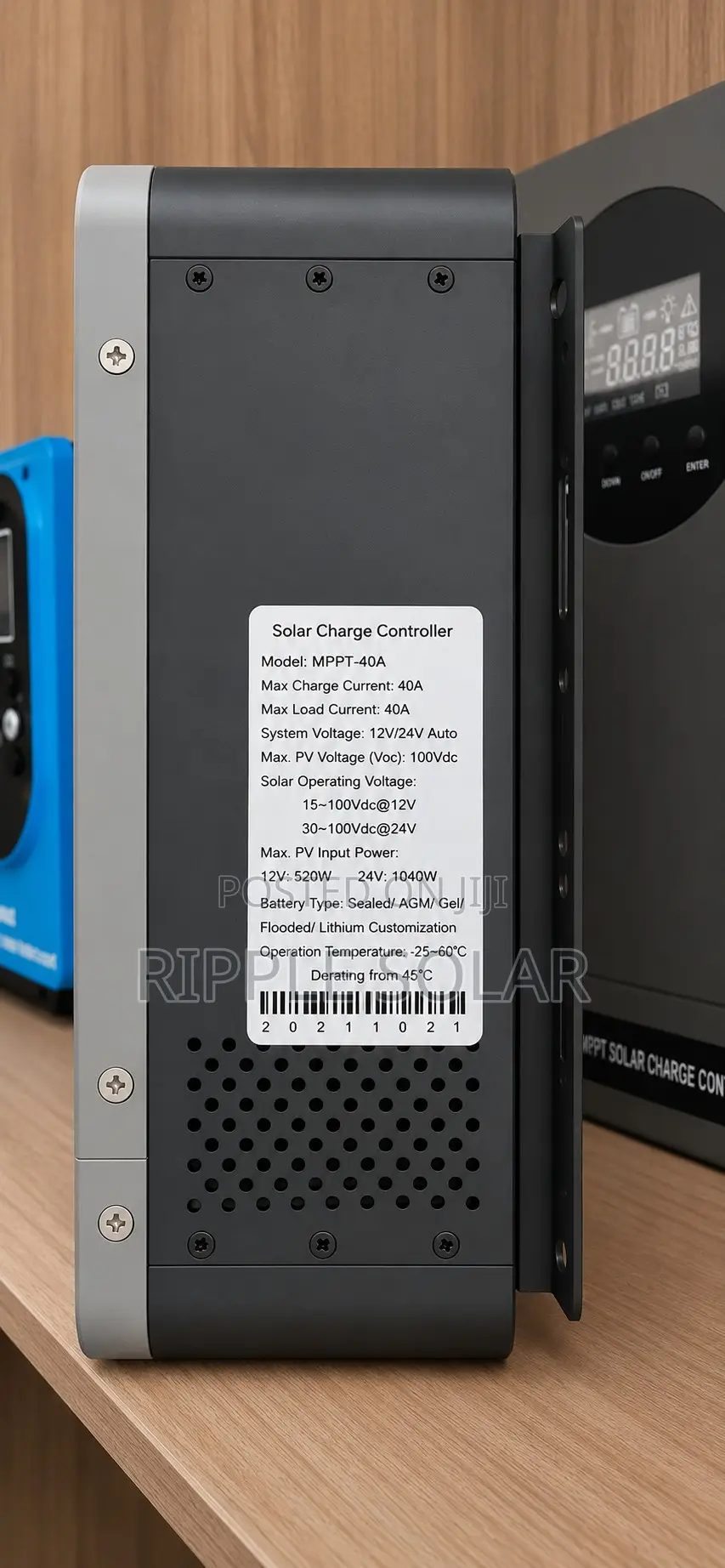 40a, 60a, 100a MPPT Solar Charge Controllers, 12v/24v/48v
