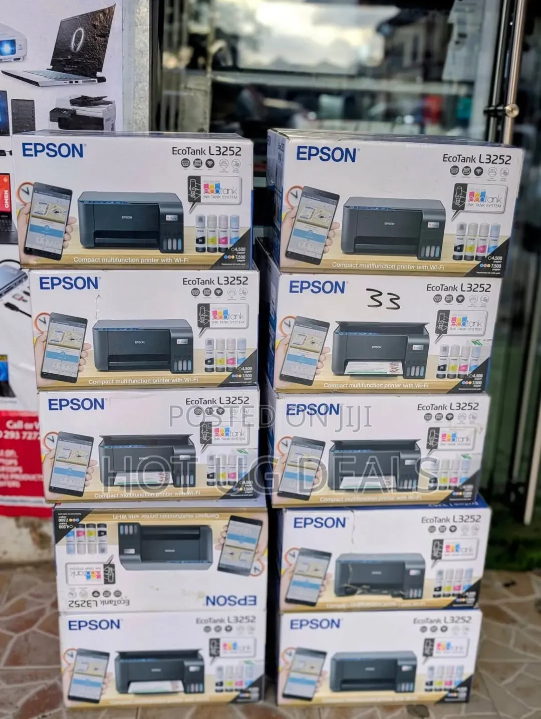 Epson Printers Ecotank L3252 Wi-fi Ink Tank Printer