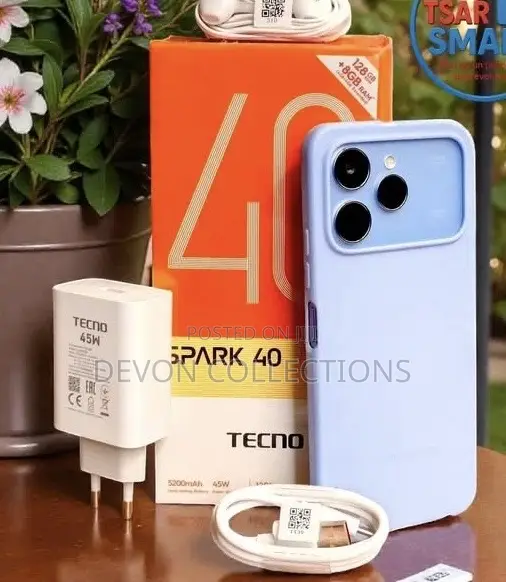 New Tecno Spark 40 256 GB Blue