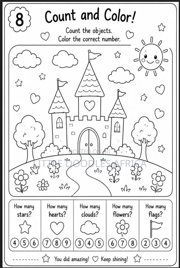 Birthday Customised Coloring Book for Kids