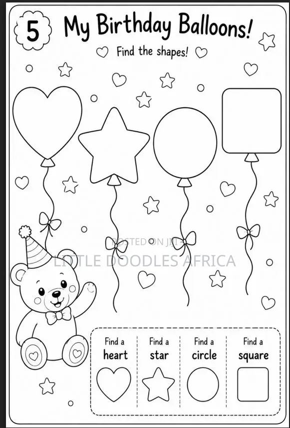 Birthday Customised Coloring Book for Kids