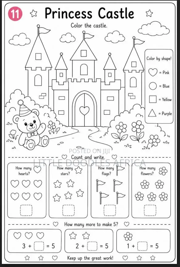Birthday Customised Coloring Book for Kids
