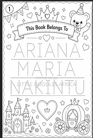 Birthday Customised Coloring Book for Kids