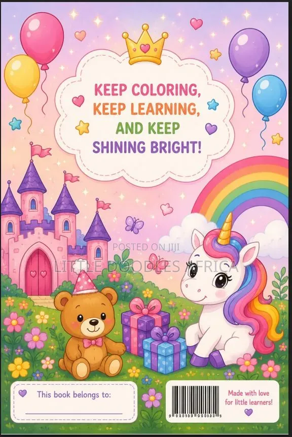Birthday Customised Coloring Book for Kids