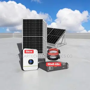8kwh Lithium Ion Hybrid Solar System | 6kva | Full Accessories