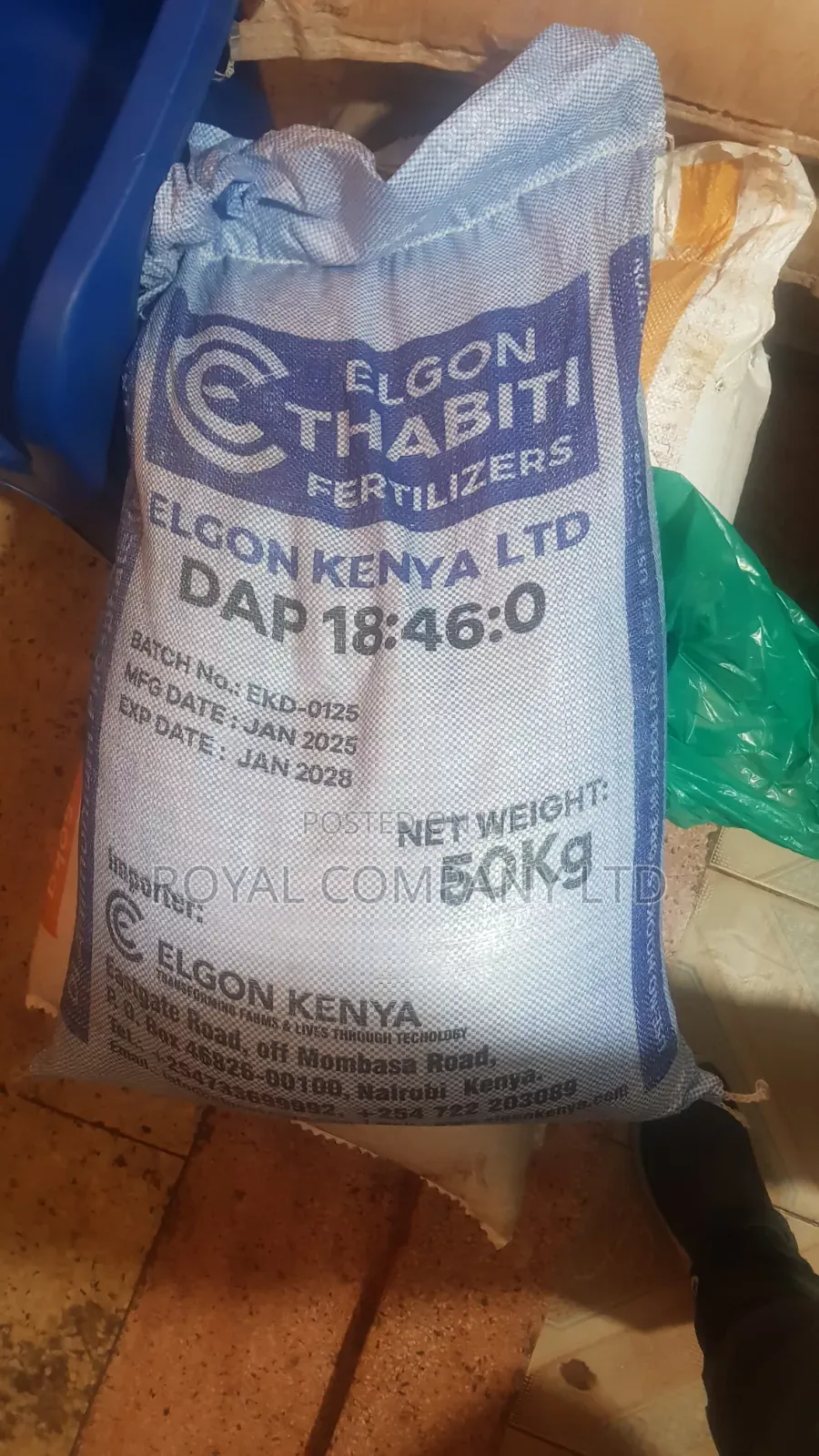 Dap Artificial Fertilizers 50kgs