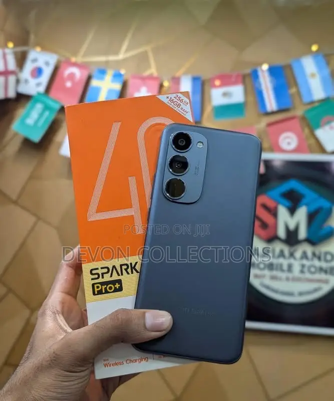 New Tecno Spark 40 Pro+ 256 GB Black