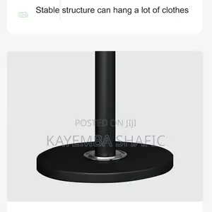 Modern 12-Hook Metal Standing Coat and Hat Rack