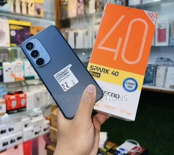 New Tecno Spark 40 Pro+ 256 GB Black