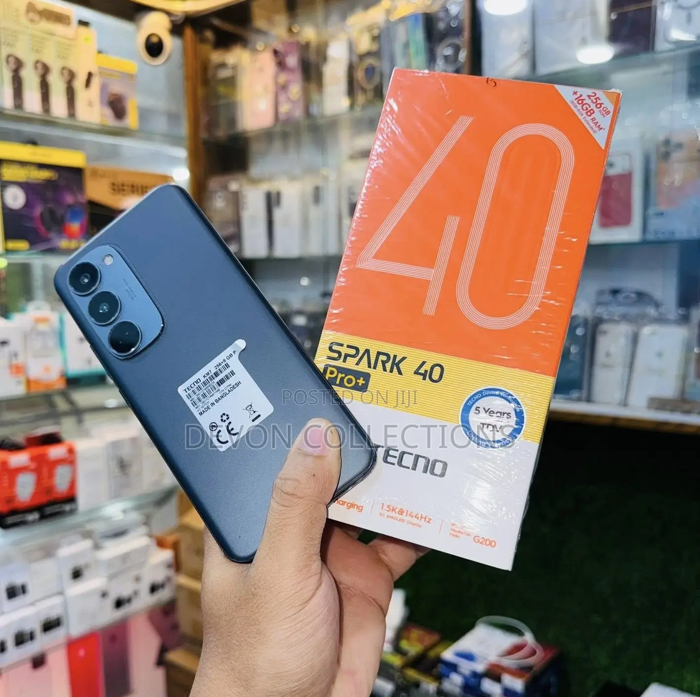 New Tecno Spark 40 Pro+ 256 GB Black