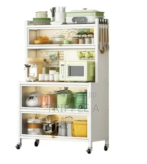 Kitchen Baker's Rack With Cabinet ( 6 Tiers)
