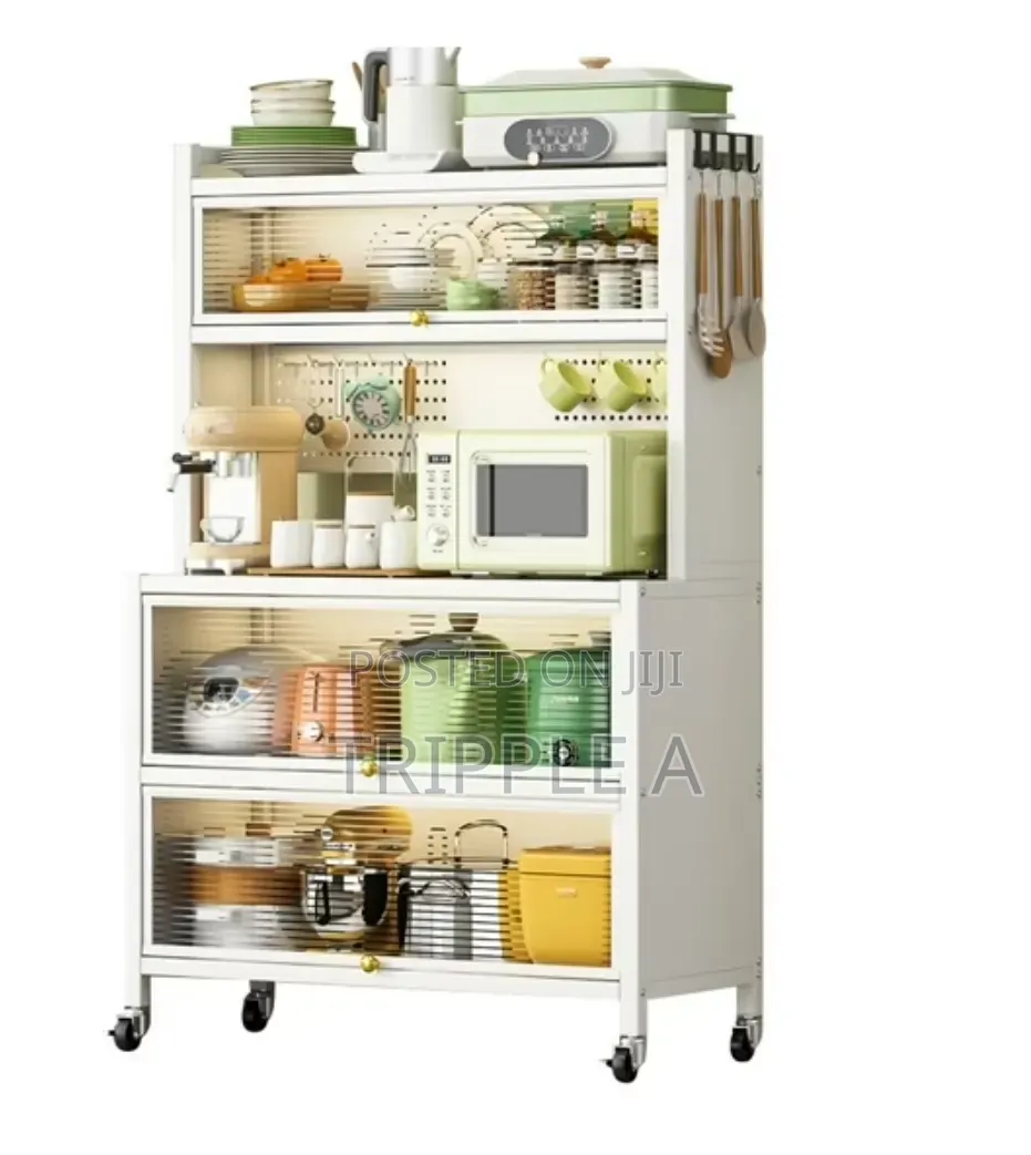 Kitchen Baker's Rack With Cabinet ( 6 Tiers)