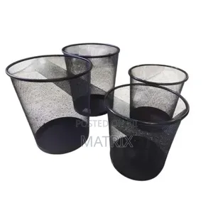 Dust Bins Open Metallic
