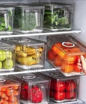 Large Capacity Plastic Kitchen Storage Box