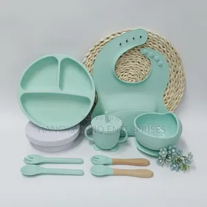 ​Premium Silicone Baby Feeding Set (6-Piece)