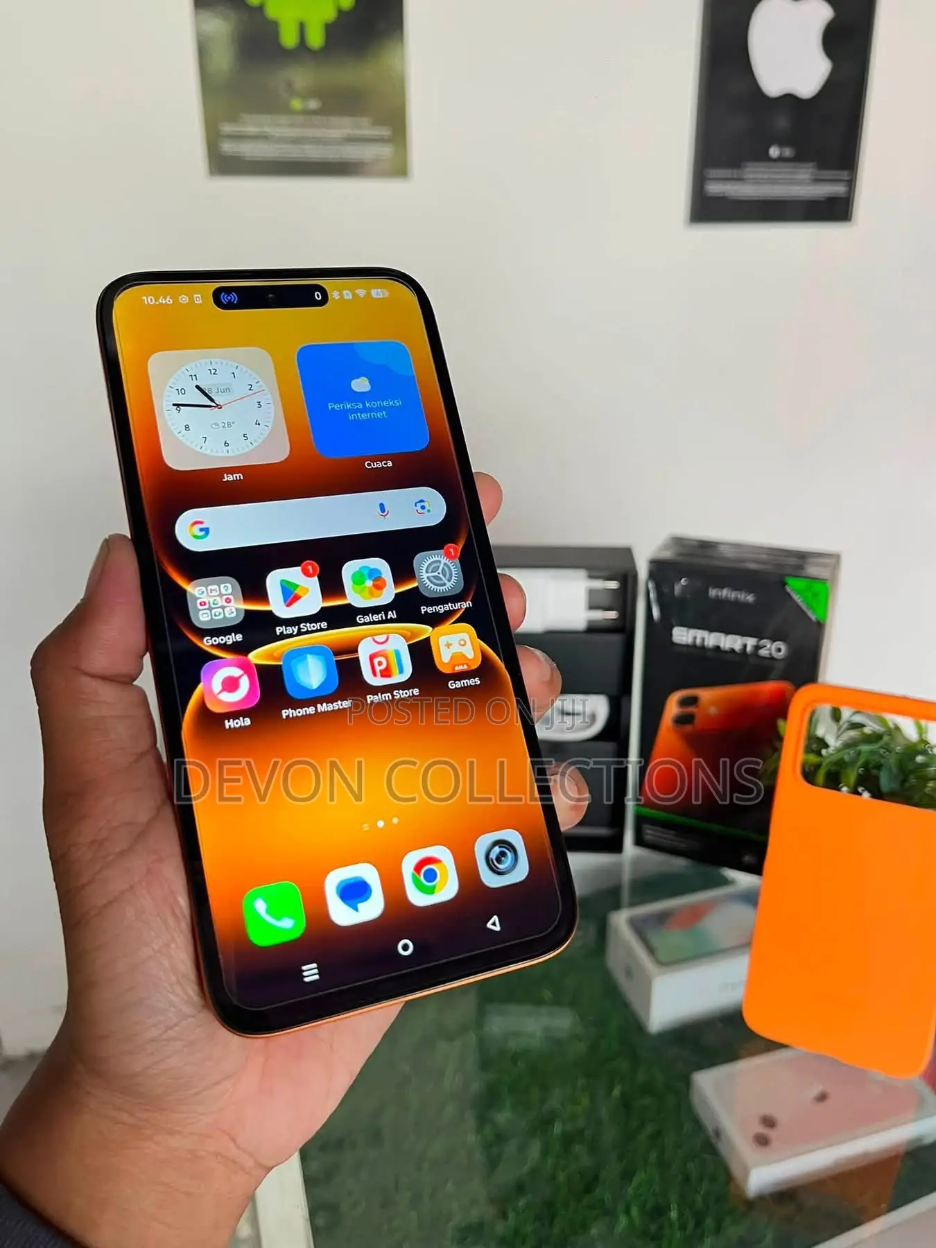 New Infinix Smart 20 128 GB Orange