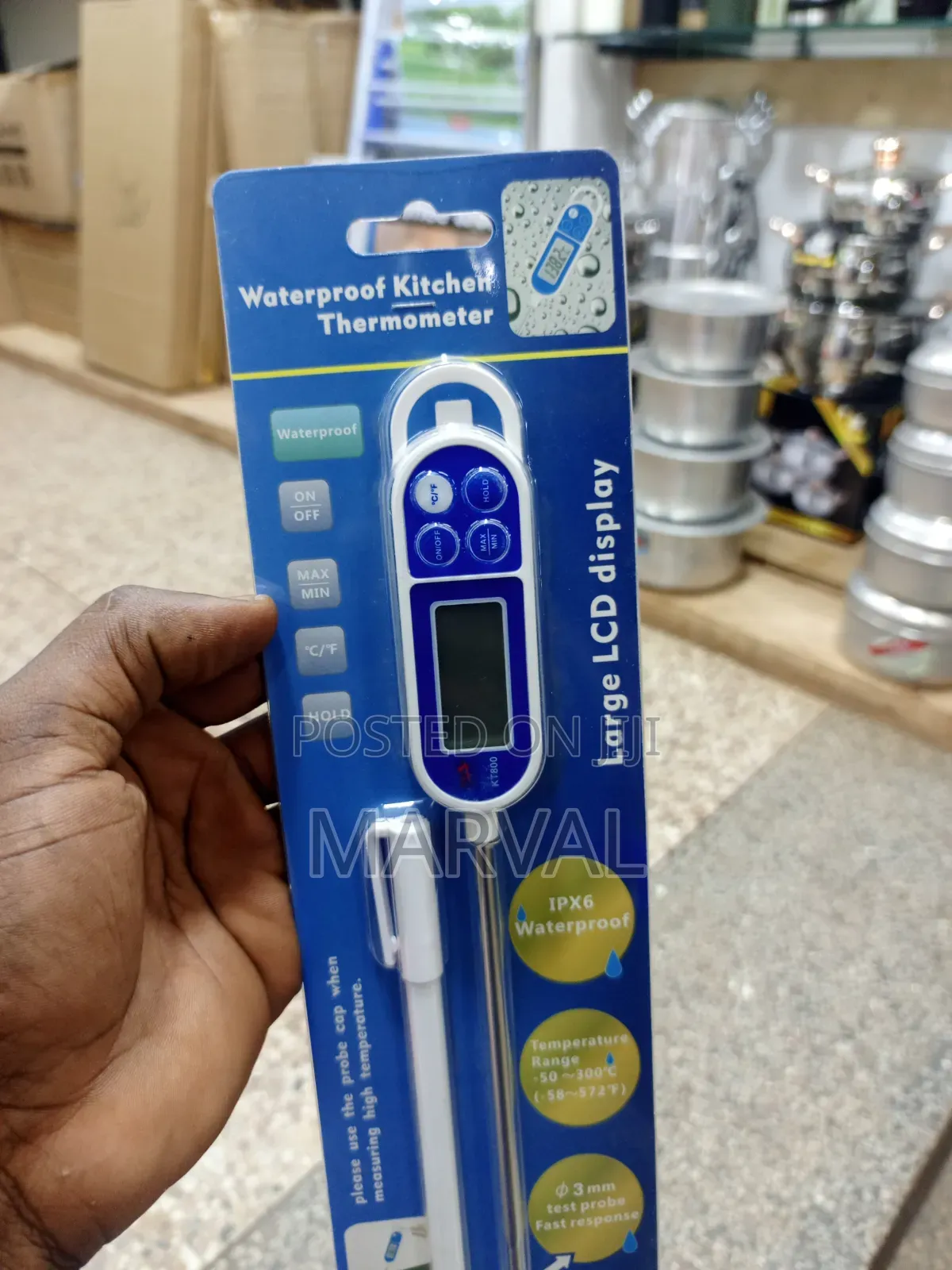Digital Thermometer With Long Probe
