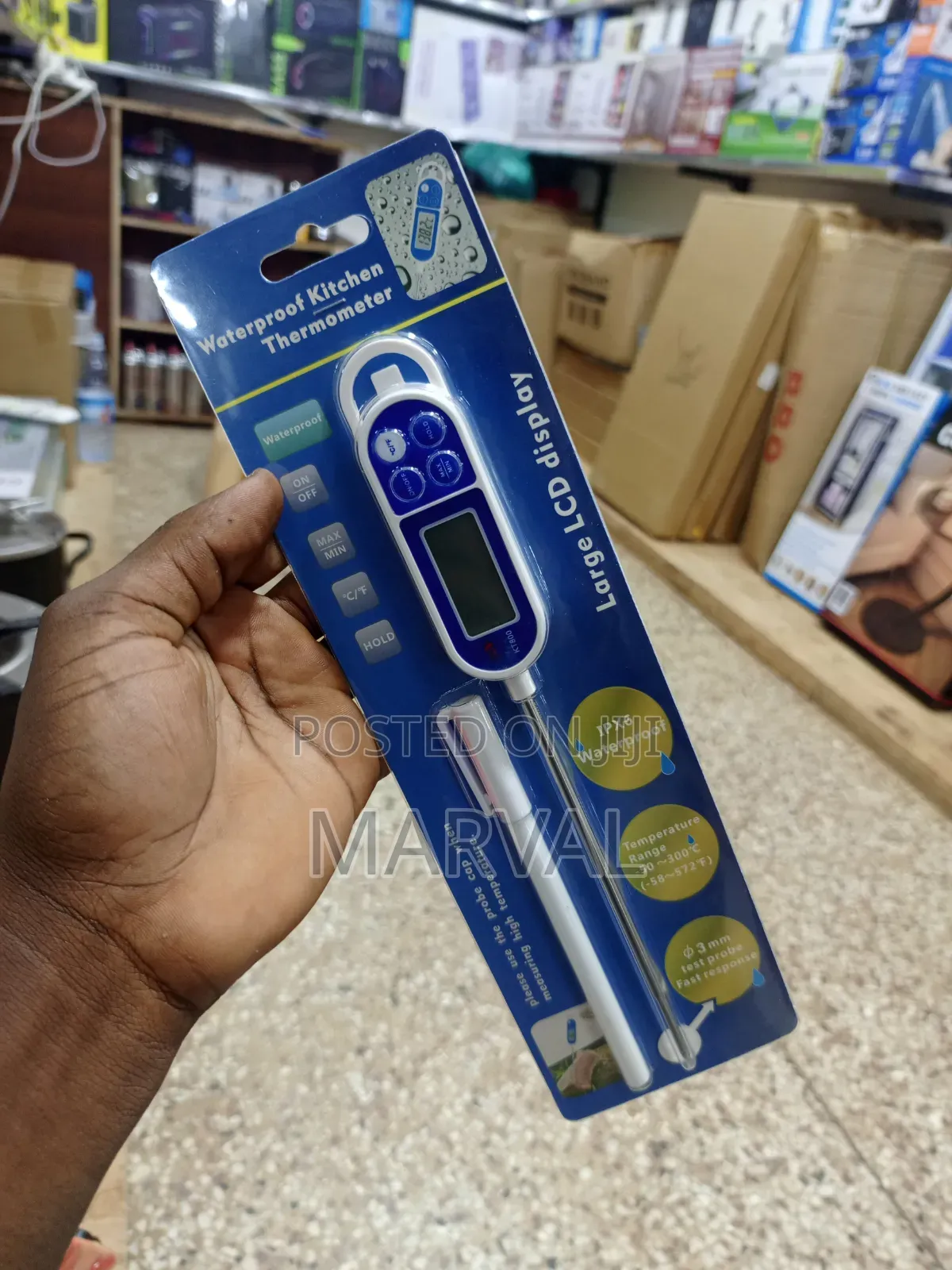 Digital Thermometer With Long Probe