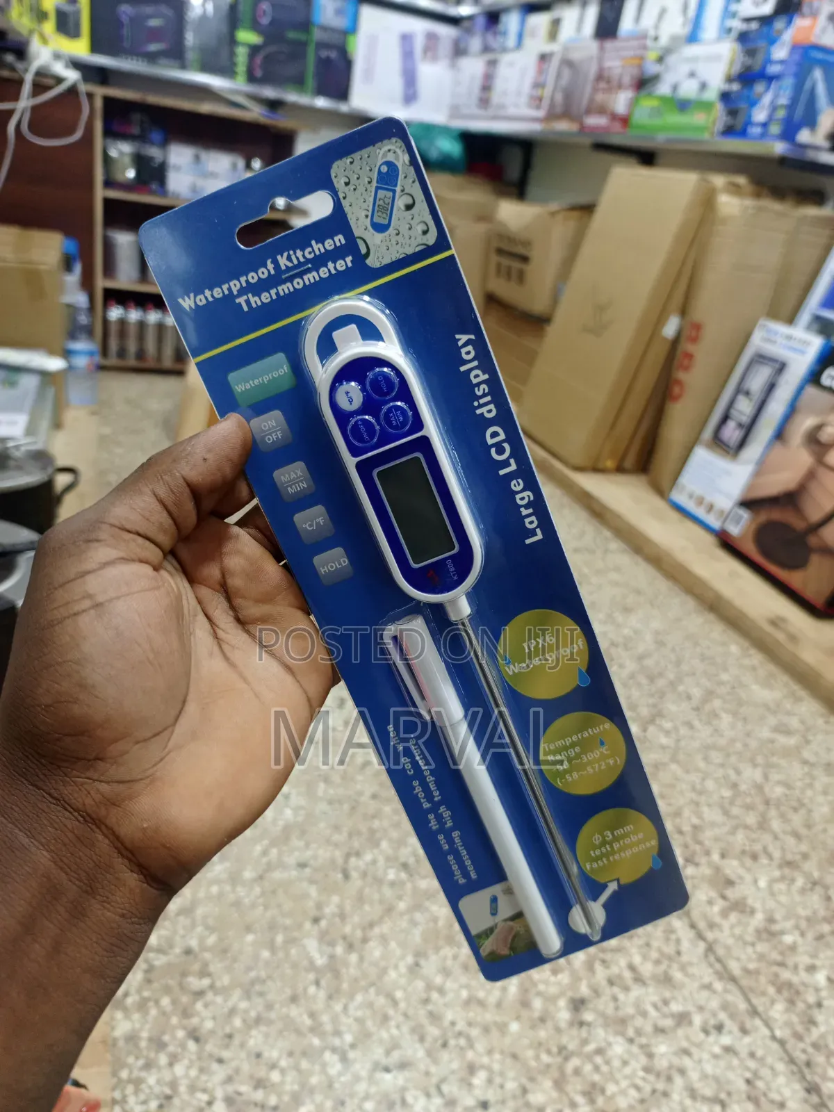 Digital Thermometer With Long Probe