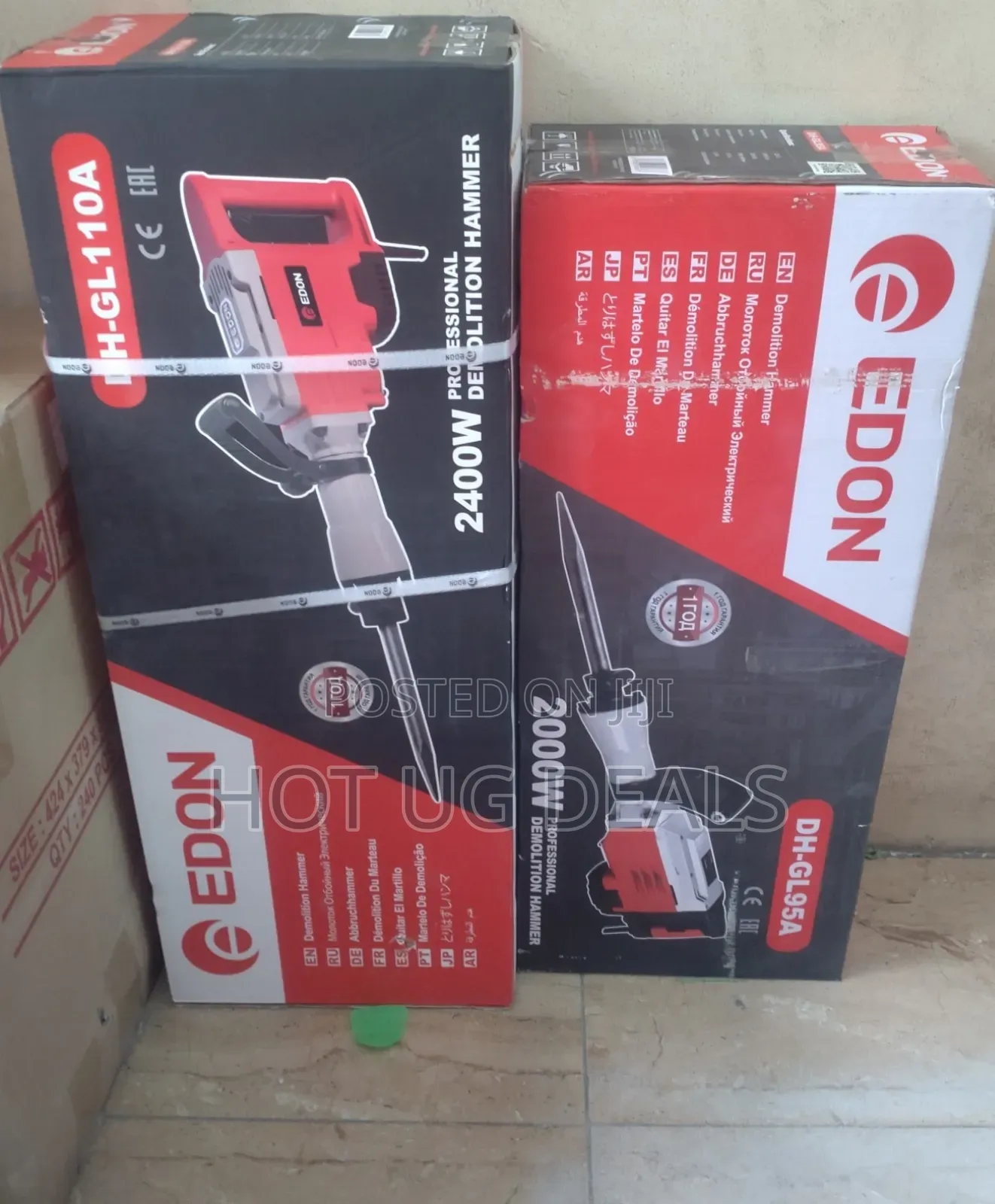 Edon Demolition Jack Hammer Electric Concrete Breaker Punch Drill