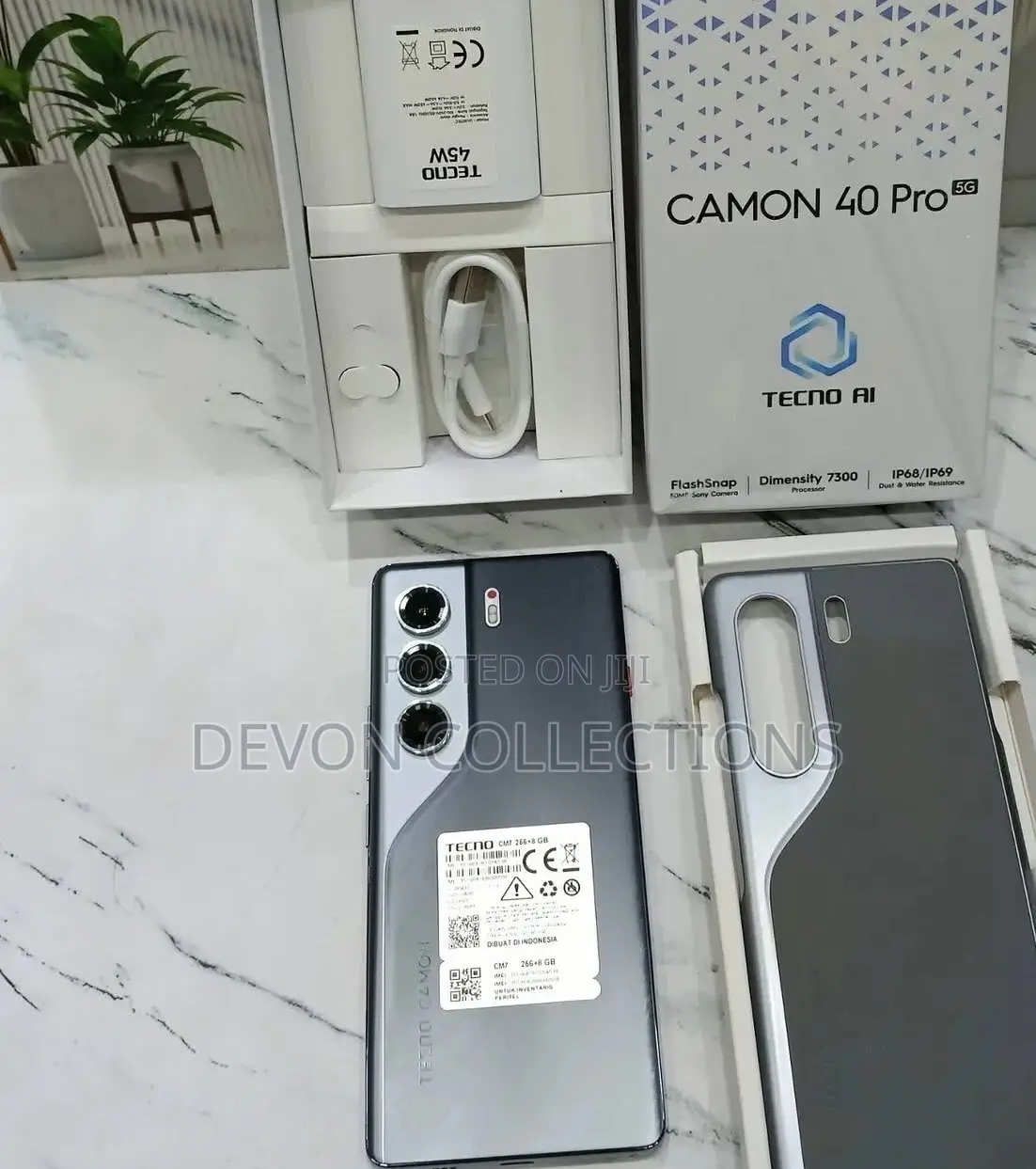 New Tecno Camon 40 Pro 5G 256 GB Gray