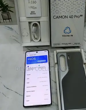 New Tecno Camon 40 Pro 5G 256 GB Gray