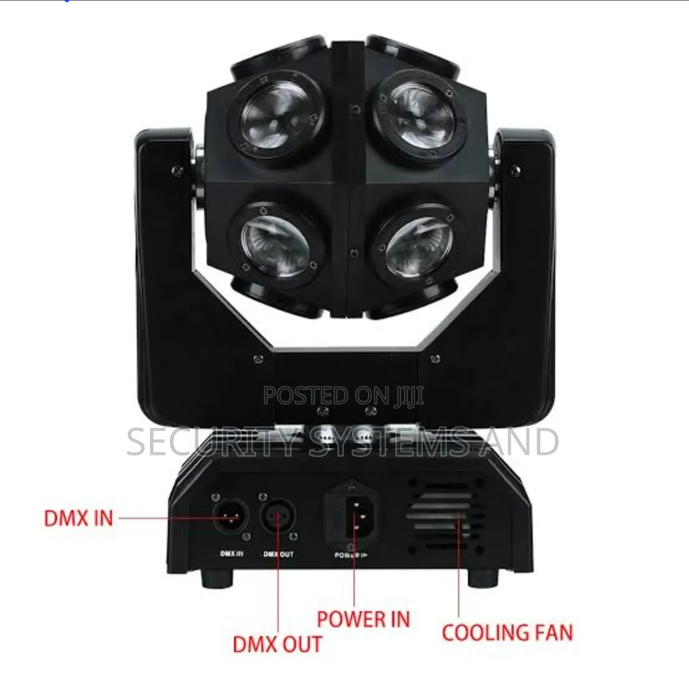 4 in 1 Round Moving Head With 12 Led Beam Lights With Many Colurs