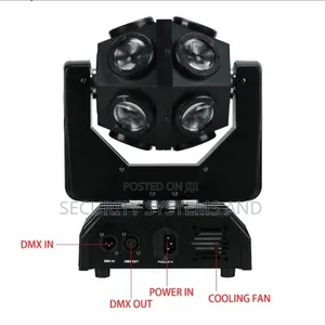 4 in 1 Round Moving Head With 12 Led Beam Lights With Many Colurs