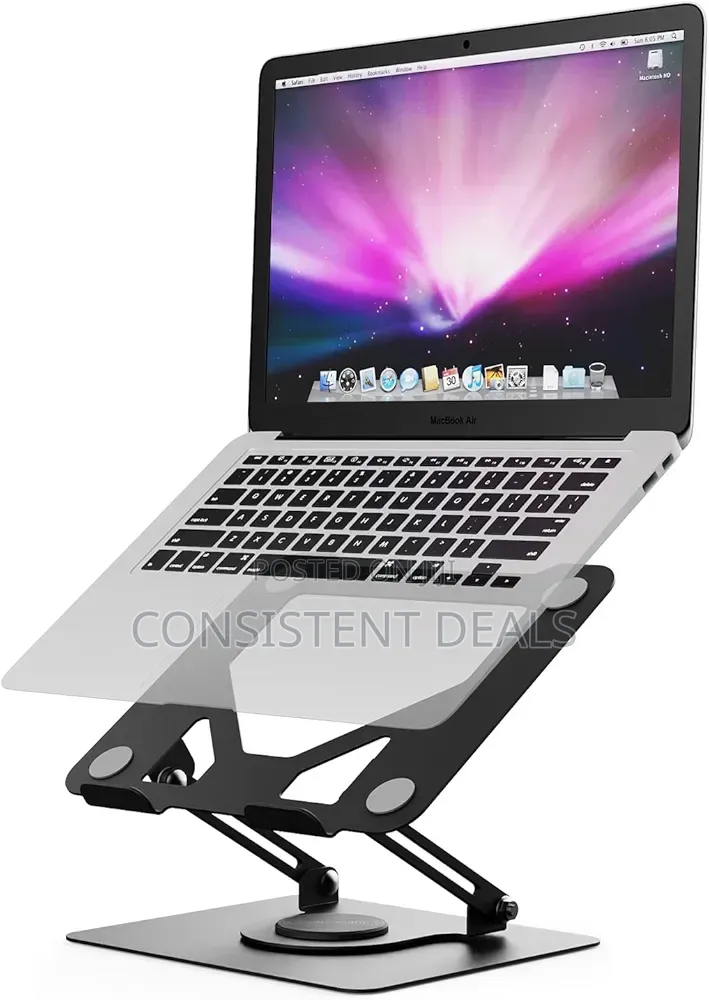 Laptop Stand Ergonomic With 360° Swivel Base