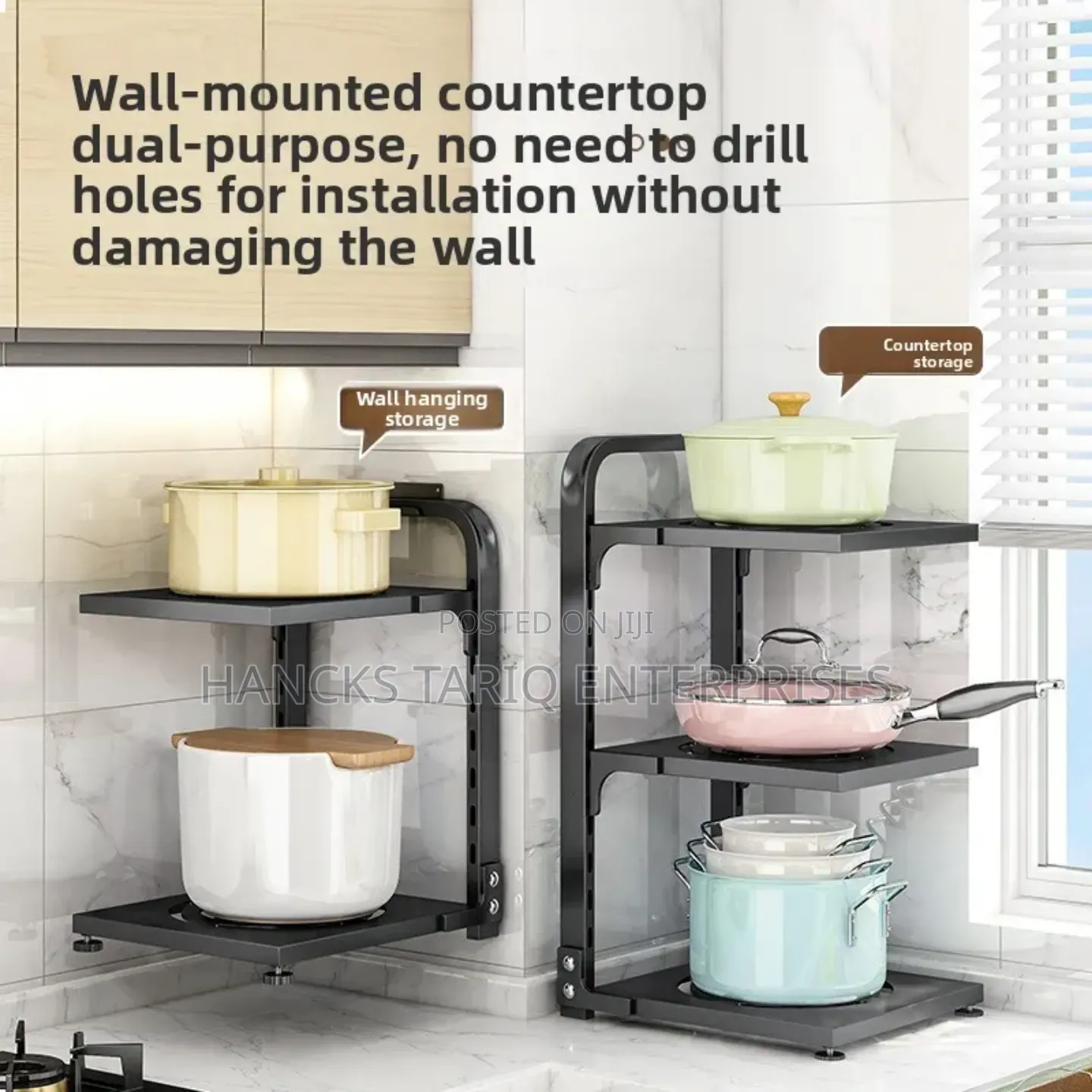 4-Tier Adjustable Kitchen Cookware Organizer