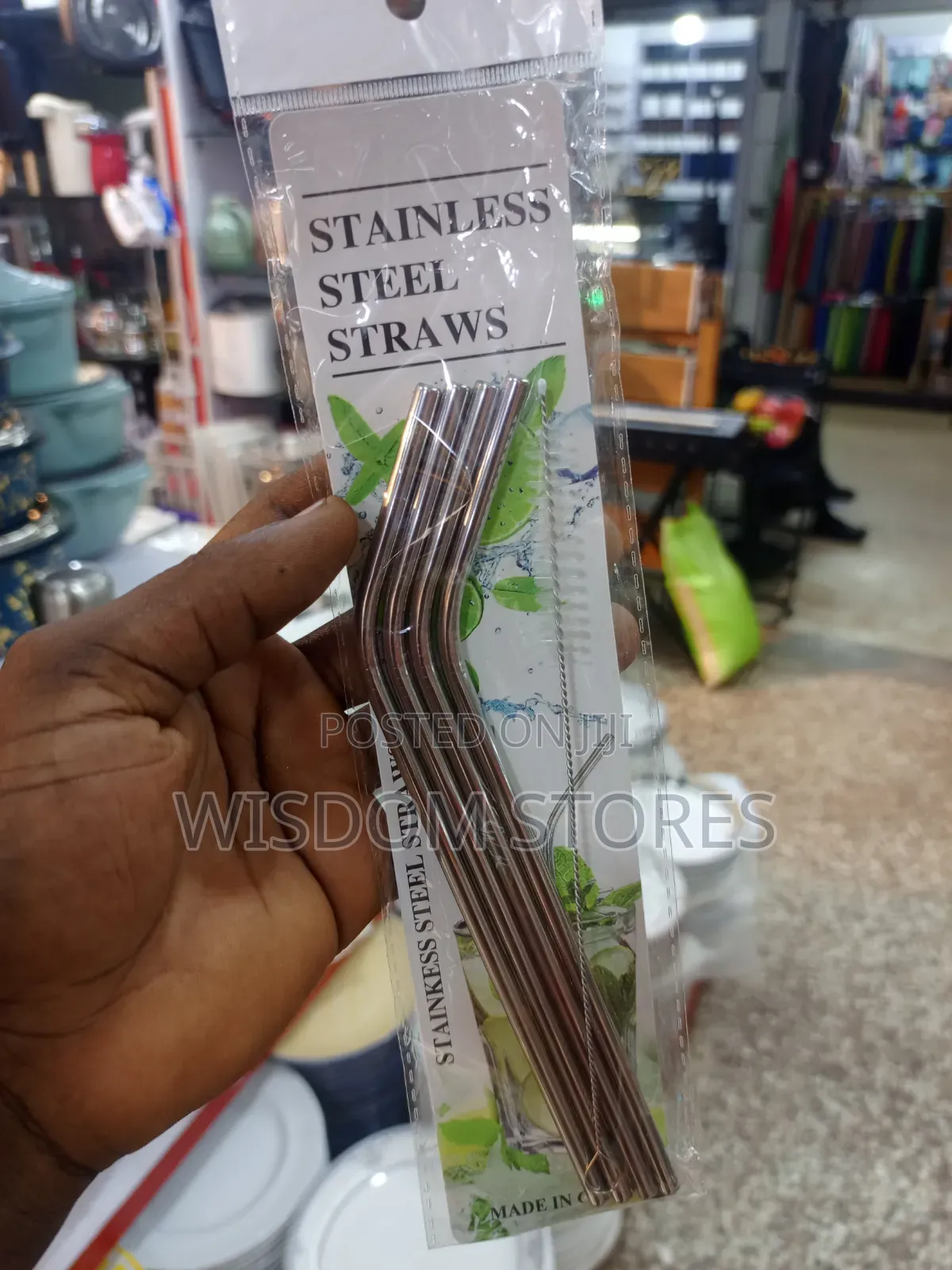 Reusable Stainless Steel Drinking Straws