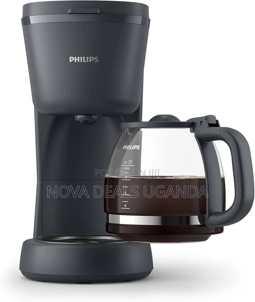 Philips Drip Coffee Maker - 1.2 Liter Capacity, Up to 10 Coffee Cups