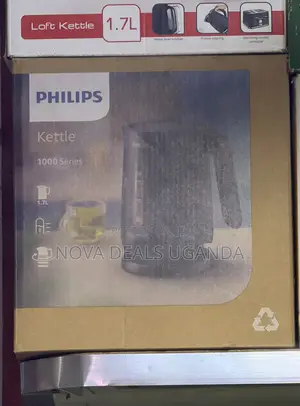 Philips Kettle 1000 Series- 2200w, 1.7l, 360° Pirouette Base