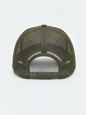 Dark Green Ny Embroidered Men's Cap Hat