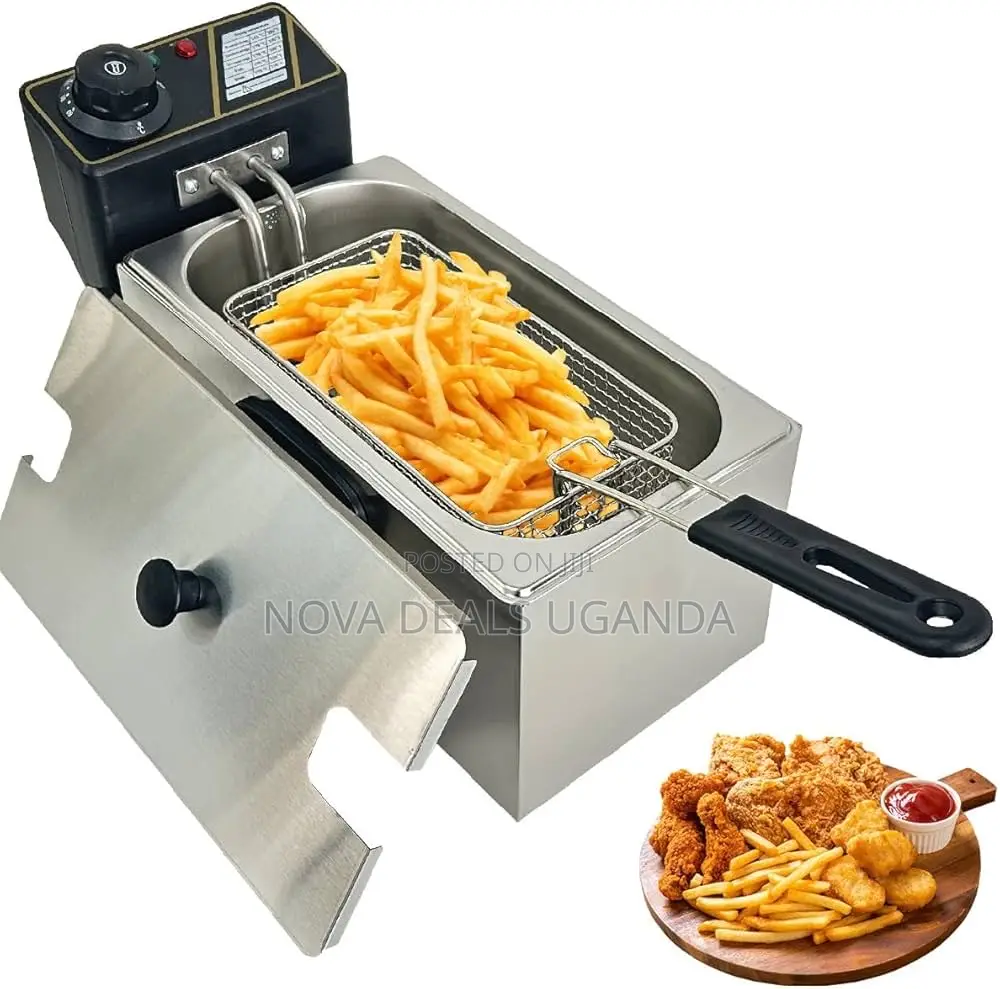 3l Electric Deep Fryer, 2000w With Adjustable Temperature Control